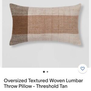 Two new woven pillows